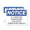 Signmission D-Class Fire Extinguisher For Use On Combustible OSHA Notice Sign, Vinyl Decal, 14in x 10in, 2PK OS-2PACK-NS-D-1014-L-10941 - alternate 1